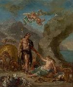Eugene Delacroix outono France oil painting artist